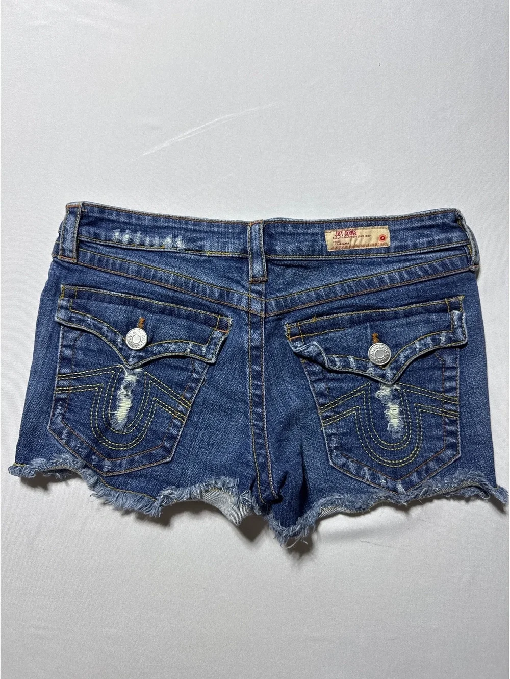 Joy Jeans Distressed Denim Shorts - Cutoff Coolness!